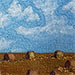 Fall Bales II. 5 x 7 inches, framed to 7 x 9 inches. $90.