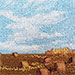 Fall Bales VII. 5 x 7 inches, framed to 6 x 8 inches. $90.
