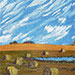 Sunny Hay II. 8 x 10 inches, framed to 11 x 13 inches. $180.